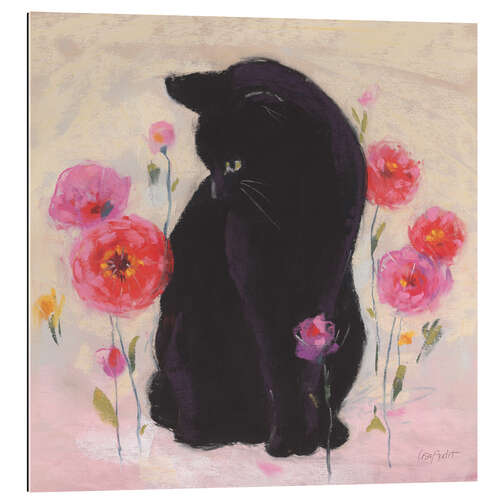 Gallery Print Nina mit rosa Blumen II