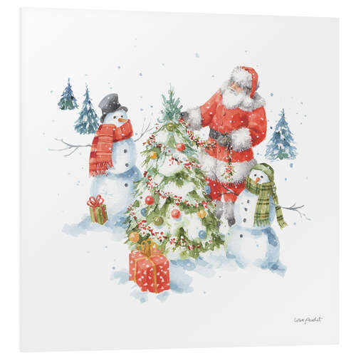 Foam board print Welcoming Santa