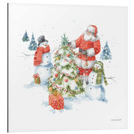 Magnettafel Wilkommen Santa