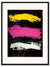 Gerahmter Kunstdruck Bright Abstract Portrait