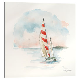 Tableau en plexi-alu Sailing at Sunrise