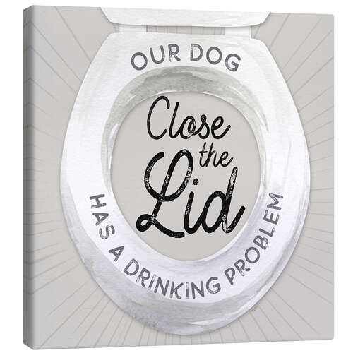 Canvas print Close the Lid