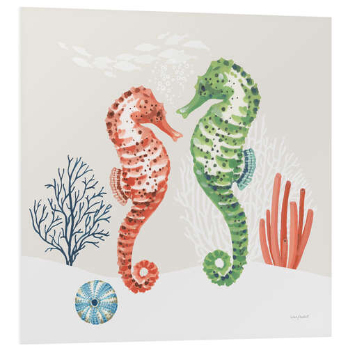 Foam board print Seahorses