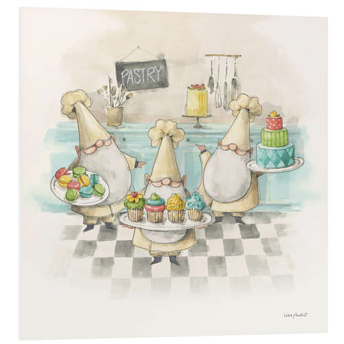 Stampa su PVC Cute Kitchen Gnomes