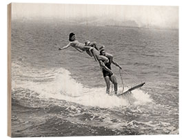 Puutaulu Triple Stack Water Skiing Display, California, 1926