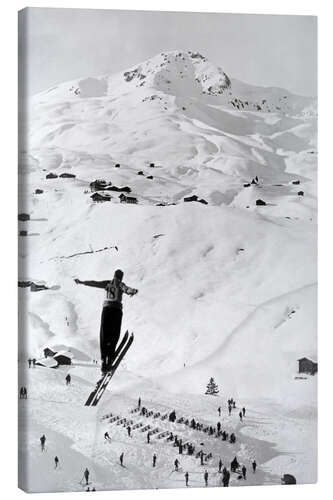 Quadro em tela A High Fly Over a Valley, c. 1937