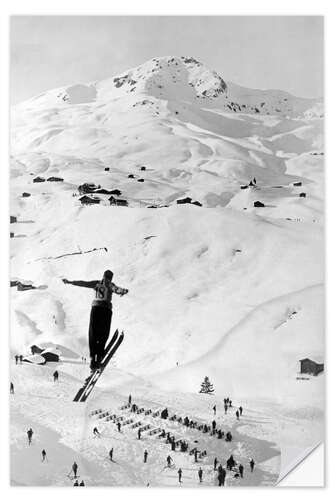 Vinilo para la pared A High Fly Over a Valley, c. 1937