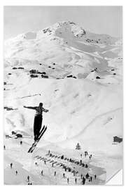 Naklejka na ścianę A High Fly Over a Valley, c. 1937