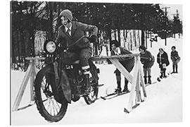 Gallery print Motorcycle Skiing, 1937