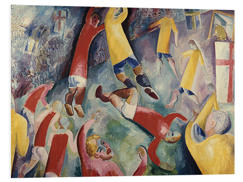 Foam board print Football Players, 1916