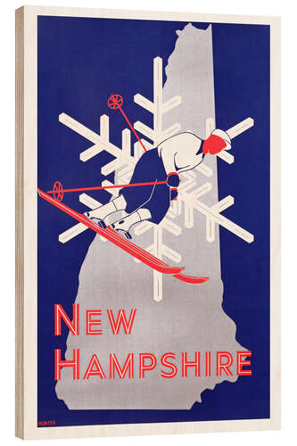 Wood print New Hampshire, 1938