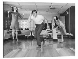 Magnettafel Bowling Spaß