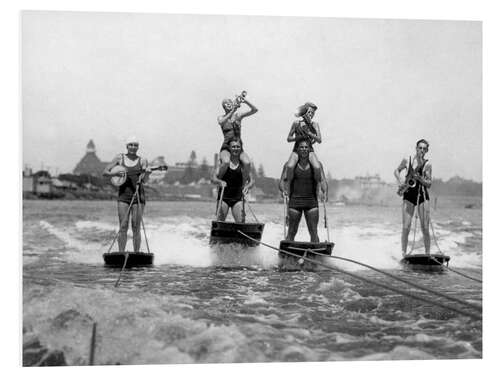 Tableau en PVC World's Only Aquaplane Band, 1926