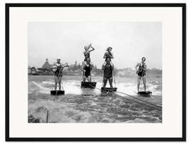 Gerahmter Kunstdruck World's Only Aquaplane Band, 1926