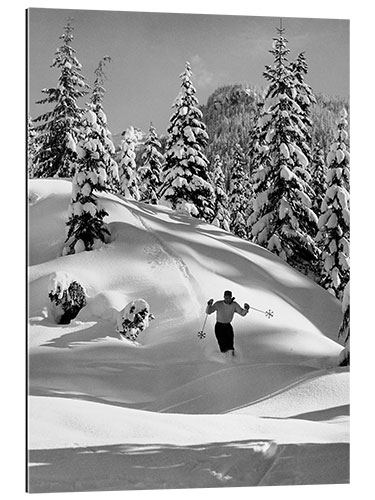 Gallery print Skier in The Snow