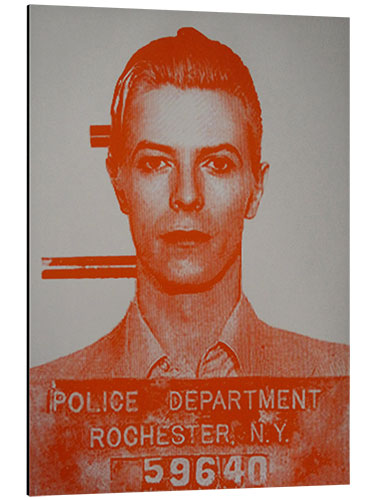 Stampa su alluminio David Bowie’s Mugshot, 1976