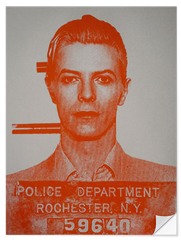 Sisustustarra David Bowie’s Mugshot, 1976