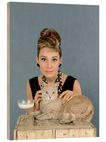 Quadro de madeira Breakfast at Titffany's, The Cat, 1961