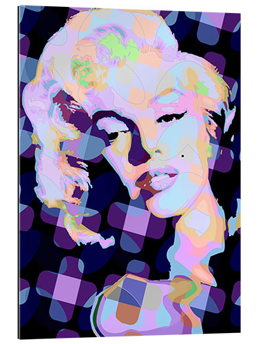 Quadro em plexi-alumínio Pop Art Marilyn Monroe