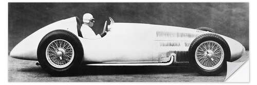 Muursticker Mercedes Benz Grand Prix Racing Car, 1939