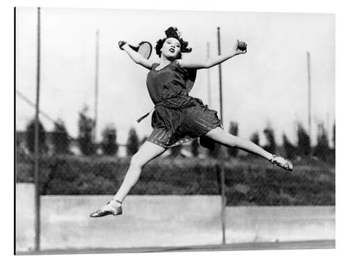 Aluminium print Leaping Tennis Woman, 1927