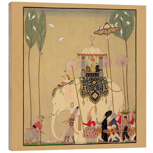 Wood print Imperial Procession