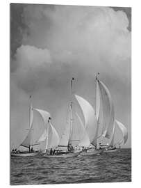 Tableau en plexi-alu Sailboats in the Sea