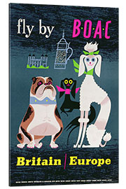 Galleriprint Fancy Dogs - British Overseas Airways, 1962