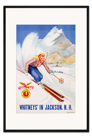 Gerahmter Kunstdruck Whitney's Inn at Jackson, 1937