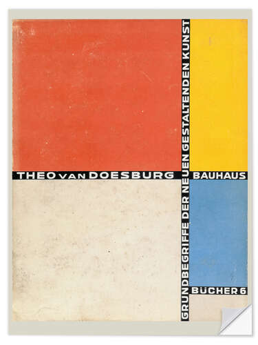 Sticker mural Bauhaus Book Cover