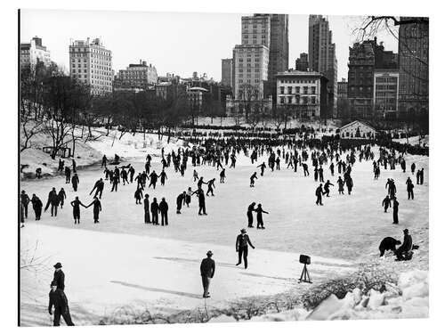 Aluminiumsbilde Central Park Winter Carnival, New York, New York, c.1938