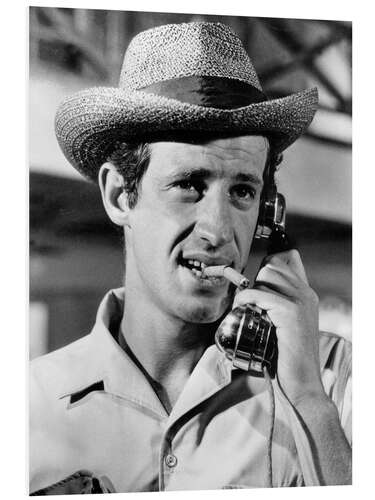 Foam board print Jean Paul Belmondo, 1964