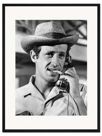 Gerahmter Kunstdruck Jean Paul Belmondo, 1964