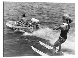 Cuadro de aluminio Water Ski Girl, 1964