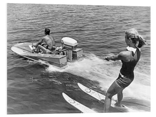 Foam board print Water Ski Girl, 1964