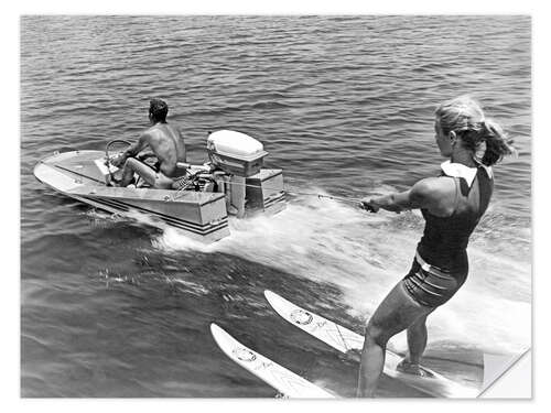 Sticker mural Water Ski Girl, 1964