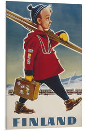 Aluminium print Finland Ski, 1957