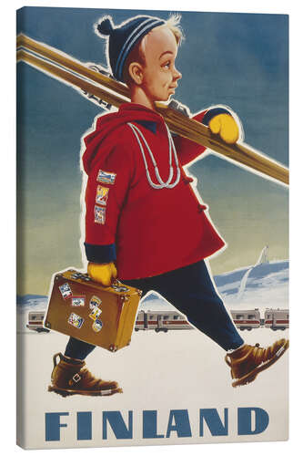 Leinwandbild Finland Ski, 1957