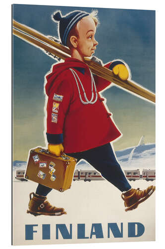 Galleritryk Finland Ski, 1957