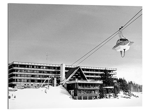 Tableau en plexi-alu Ski Lift at Vermont's Mount Snow, c. 1962