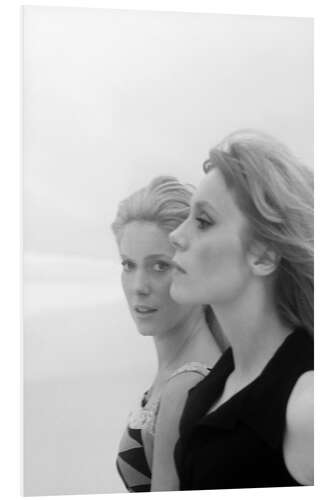 Cuadro de PVC Catherine Deneuve and Francoise Dorleac, 1966