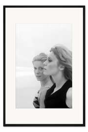 Gerahmter Kunstdruck Catherine Deneuve und Francoise Dorleac, 1966