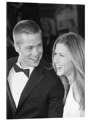 Gallery print Brad Pitt and Jennifer Aniston, 2003