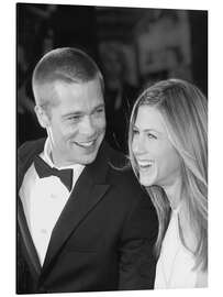 Magnettafel Brad Pitt und Jennifer Aniston, 2003