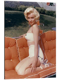 Magnettafel Marilyn Monroe im Bikini, 1953