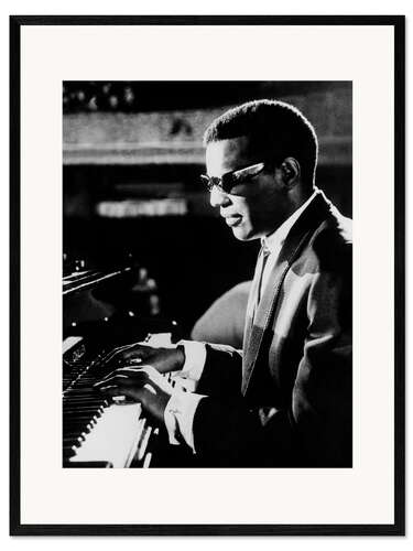 Kehystetty taidepainatus Ray Charles, 1964