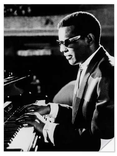 Wandsticker Ray Charles, 1964