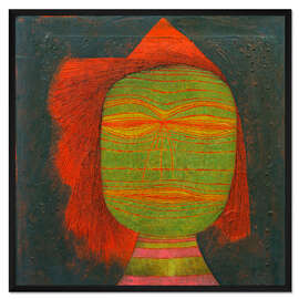 Gerahmter Kunstdruck Schauspieler Maske, 1924