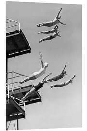 Cuadro de PVC High Diver, Aquatic Show, 1937