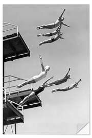 Naklejka na ścianę High Diver, Aquatic Show, 1937